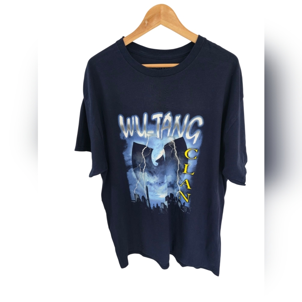 NWOT Wu Tang Clan Graphic Short Sleeve  Tshirt Blue Size XL